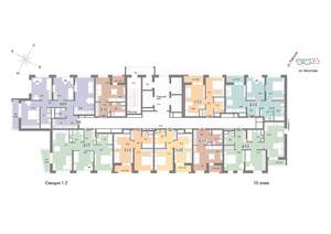 2-к квартира, вторичка, 65м2, 15/25 этаж