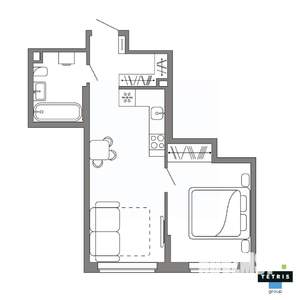2-к квартира, вторичка, 39м2, 30/32 этаж
