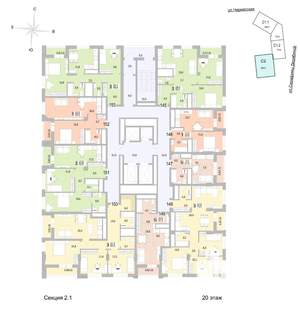 Студия квартира, вторичка, 31м2, 20/24 этаж