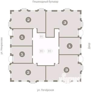 3-к квартира, вторичка, 121м2, 16/24 этаж