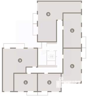 1-к квартира, вторичка, 51м2, 9/9 этаж