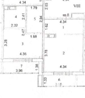 1-к квартира, вторичка, 49м2, 2/18 этаж