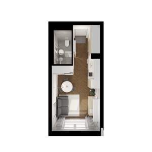 Студия квартира, вторичка, 22м2, 7/29 этаж