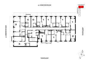1-к квартира, вторичка, 38м2, 7/25 этаж