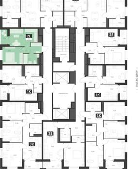 1-к квартира, вторичка, 37м2, 4/25 этаж