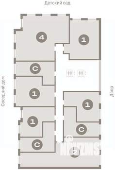 1-к квартира, вторичка, 40м2, 5/15 этаж