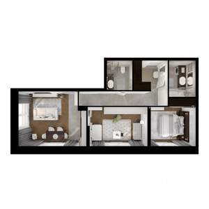 2-к квартира, вторичка, 59м2, 25/29 этаж