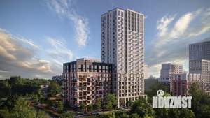 2-к квартира, строящийся дом, 39м2, 2/24 этаж