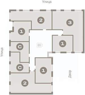 3-к квартира, вторичка, 86м2, 3/7 этаж