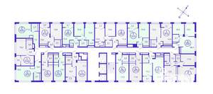 1-к квартира, строящийся дом, 36м2, 10/28 этаж