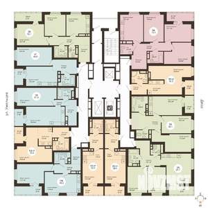 2-к квартира, сданный дом, 62м2, 24/25 этаж