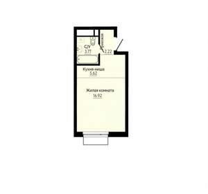 1-к квартира, вторичка, 29м2, 14/31 этаж