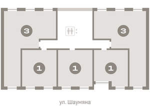 1-к квартира, вторичка, 46м2, 3/24 этаж