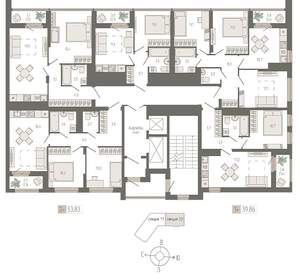 3-к квартира, вторичка, 54м2, 3/16 этаж