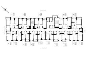 2-к квартира, строящийся дом, 63м2, 22/24 этаж