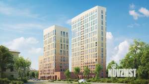 1-к квартира, строящийся дом, 44м2, 3/25 этаж