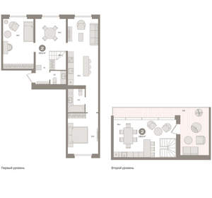 2-к квартира, вторичка, 132м2, 8/16 этаж