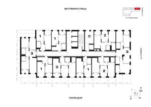 2-к квартира, вторичка, 65м2, 22/25 этаж