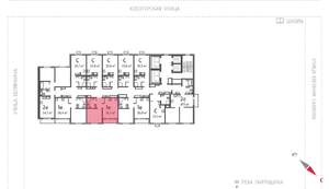 1-к квартира, вторичка, 35м2, 16/24 этаж