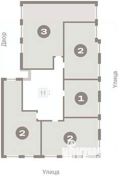 2-к квартира, вторичка, 57м2, 3/7 этаж