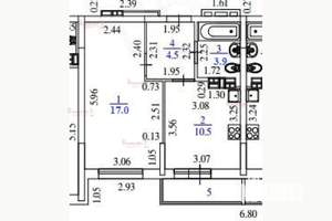 1-к квартира, вторичка, 36м2, 5/14 этаж