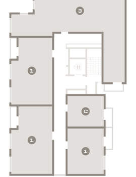 1-к квартира, вторичка, 56м2, 9/9 этаж