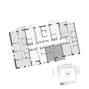 1-к квартира, вторичка, 40м2, 7/8 этаж