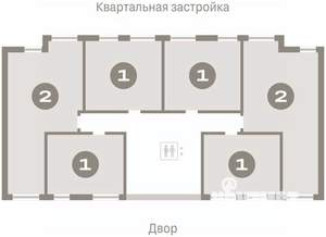 2-к квартира, вторичка, 65м2, 3/7 этаж