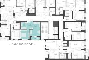 1-к квартира, строящийся дом, 40м2, 6/16 этаж