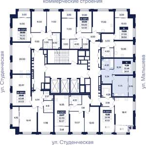 1-к квартира, вторичка, 34м2, 26/31 этаж
