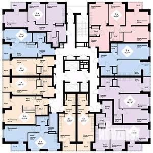 2-к квартира, вторичка, 66м2, 24/25 этаж