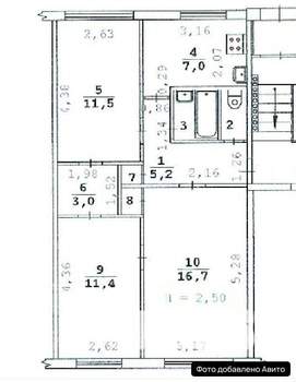 Студия квартира, вторичка, 15м2, 1/5 этаж