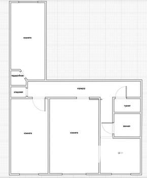 3-к квартира, вторичка, 57м2, 2/5 этаж