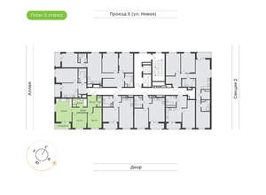 2-к квартира, вторичка, 58м2, 3/17 этаж