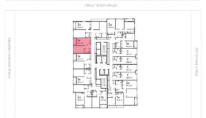 1-к квартира, вторичка, 40м2, 18/25 этаж