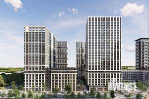 1-к квартира, строящийся дом, 37м2, 4/25 этаж