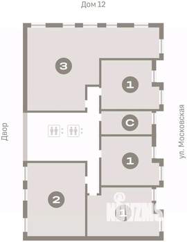 1-к квартира, вторичка, 48м2, 7/16 этаж