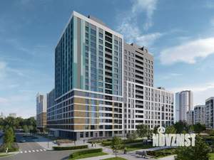 2-к квартира, строящийся дом, 60м2, 6/17 этаж