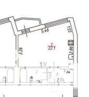 Студия квартира, вторичка, 30м2, 2/14 этаж
