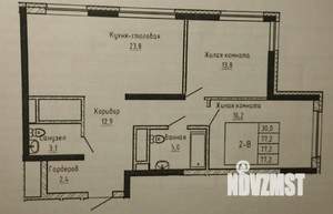 2-к квартира, вторичка, 78м2, 16/30 этаж
