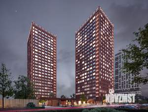 1-к квартира, вторичка, 44м2, 15/25 этаж