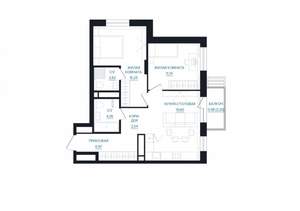 2-к квартира, вторичка, 64м2, 9/25 этаж
