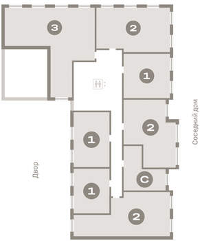 3-к квартира, вторичка, 104м2, 3/15 этаж