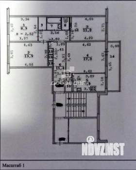 4-к квартира, вторичка, 77м2, 9/9 этаж