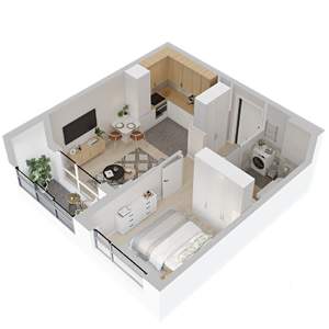 1-к квартира, вторичка, 35м2, 12/26 этаж