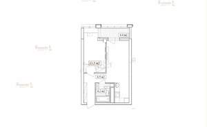 1-к квартира, вторичка, 44м2, 8/31 этаж