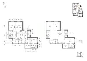 3-к квартира, вторичка, 100м2, 22/26 этаж