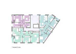 3-к квартира, строящийся дом, 92м2, 9/17 этаж