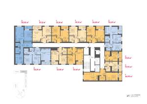 1-к квартира, вторичка, 34м2, 4/16 этаж
