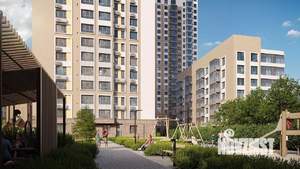 2-к квартира, строящийся дом, 58м2, 24/30 этаж